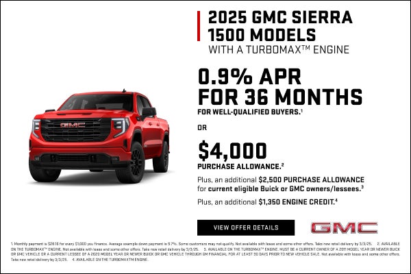 0.9% APR FOR 36 MONTHS for well-qualified buyers.1

OR

$4,000 PURCHASE ALLOWANCE.2

Plus, an add...