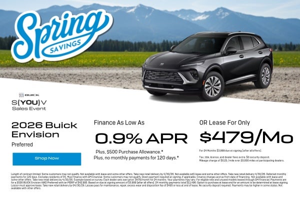 Buick Envision Special Offer