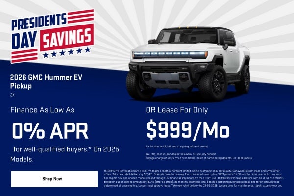 HUMMER EV Pickup Special Offers