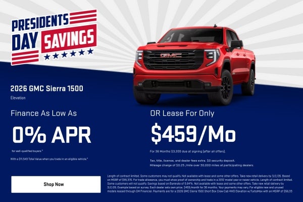 GMC Sierra Special Offers