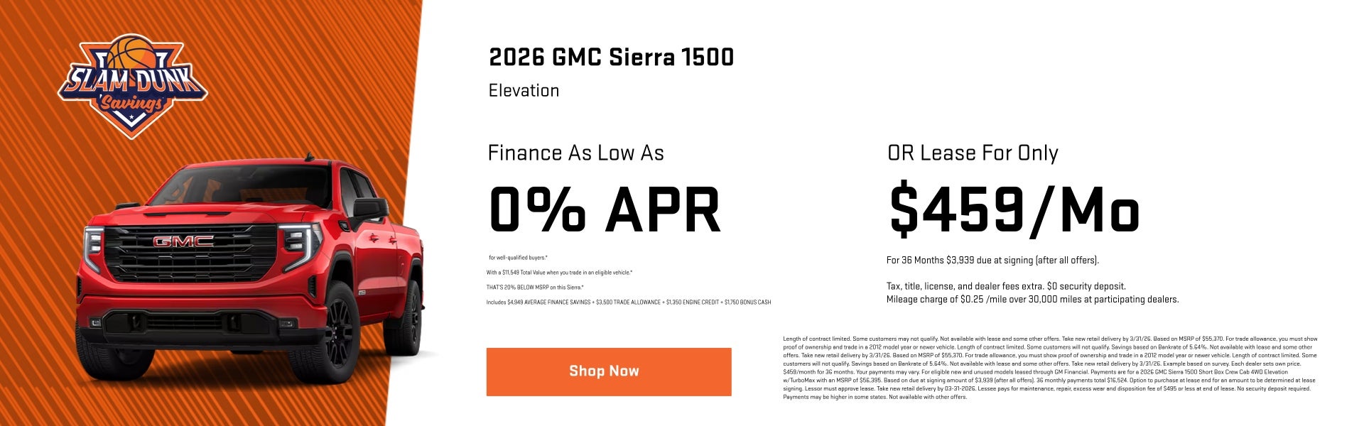 GMC Sierra 1500 Special Offer