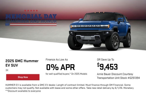 2025 GMC Hummer EV SUV Special Offer