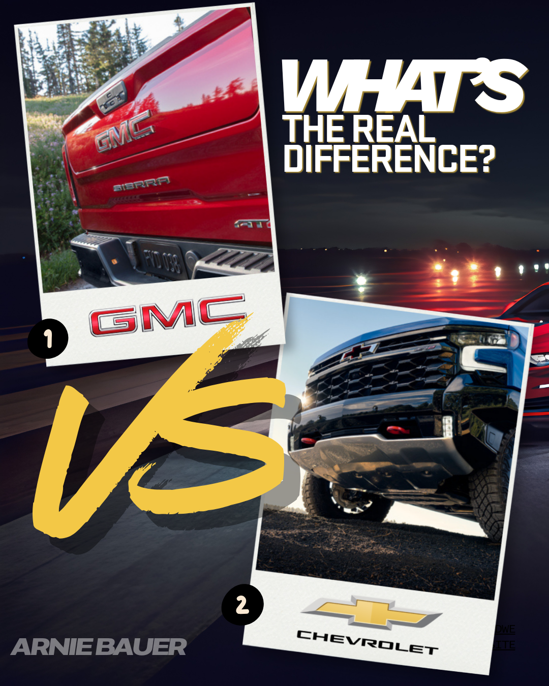 GMC vs. Chevrolet comparison featuring GMC Sierra and Chevrolet Silverado trucks for Chicago-area drivers.